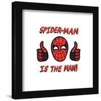 Gallery Pops Marvel Spider-Man: No Way Home - Spider-Man Is The Man Wall Art-Trends International-Framed Gallery Pops