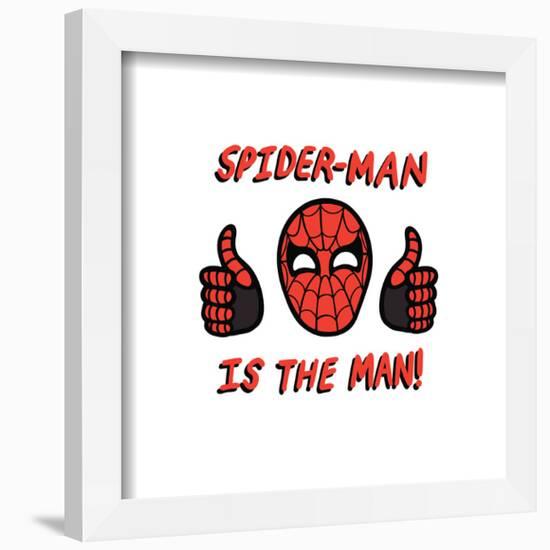 Gallery Pops Marvel Spider-Man: No Way Home - Spider-Man Is The Man Wall Art-Trends International-Framed Gallery Pops