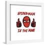 Gallery Pops Marvel Spider-Man: No Way Home - Spider-Man Is The Man Wall Art-Trends International-Framed Gallery Pops