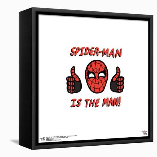Gallery Pops Marvel Spider-Man: No Way Home - Spider-Man Is The Man Wall Art-Trends International-Framed Stretched Canvas