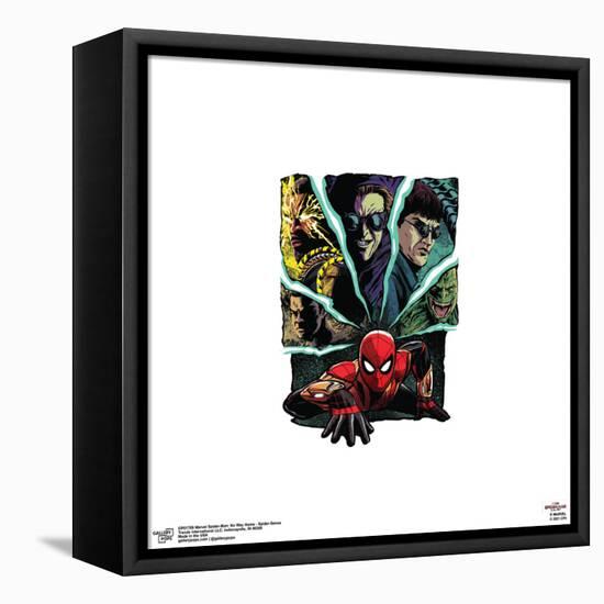 Gallery Pops Marvel Spider-Man: No Way Home - Spider-Sense Wall Art-Trends International-Framed Stretched Canvas