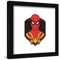 Gallery Pops Marvel Spider-Man: No Way Home - Web Slinger Badge Wall Art-Trends International-Framed Gallery Pops