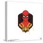 Gallery Pops Marvel Spider-Man: No Way Home - Web Slinger Badge Wall Art-Trends International-Stretched Canvas