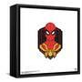 Gallery Pops Marvel Spider-Man: No Way Home - Web Slinger Badge Wall Art-Trends International-Framed Stretched Canvas