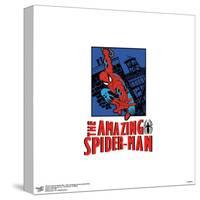 Gallery Pops Marvel Spider-Man - Retro Spotlight Amazing Spider-Man Wall Art-Trends International-Stretched Canvas