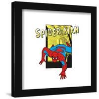 Gallery Pops Marvel Spider-Man - Retro Spotlight Daily Bugle Front Page Wall Art-Trends International-Framed Gallery Pops