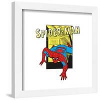 Gallery Pops Marvel Spider-Man - Retro Spotlight Daily Bugle Front Page Wall Art-Trends International-Framed Gallery Pops