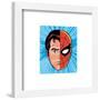 Gallery Pops Marvel Spider-Man - Retro Spotlight Peter Parker Split Mask Wall Art-Trends International-Framed Gallery Pops