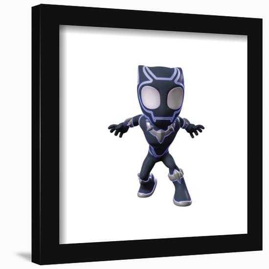 Gallery Pops Marvel Spidey And His Amazing Friends - Black Panther Wall Art-Trends International-Framed Gallery Pops