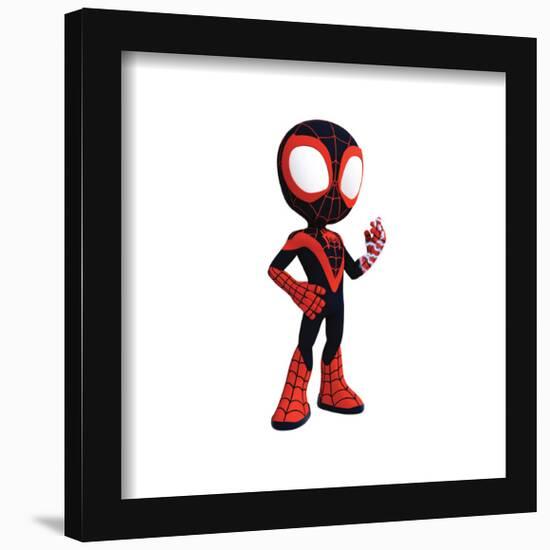 Gallery Pops Marvel Spidey And His Amazing Friends - Miles Morales Wall Art-Trends International-Framed Gallery Pops