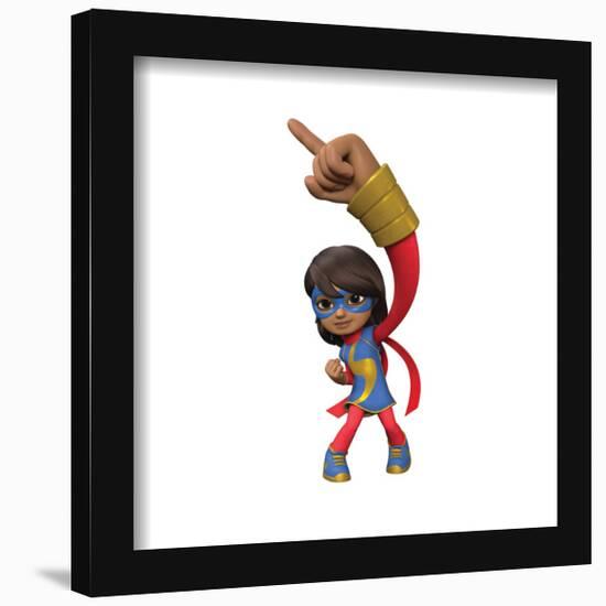 Gallery Pops Marvel Spidey And His Amazing Friends - Ms. Marvel Wall Art-Trends International-Framed Gallery Pops