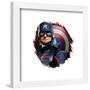 Gallery Pops Marvel The Falcon And The Winter Soldier - Shield Artwork Wall Art-Trends International-Framed Gallery Pops