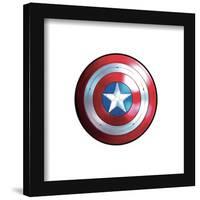 Gallery Pops Marvel The Falcon And The Winter Soldier - Shield Icon Wall Art-Trends International-Framed Gallery Pops