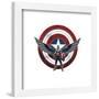 Gallery Pops Marvel The Falcon And The Winter Soldier - Shield Pose Wall Art-Trends International-Framed Gallery Pops