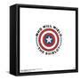 Gallery Pops Marvel The Falcon And The Winter Soldier - Wield The Shield Wall Art-Trends International-Framed Stretched Canvas