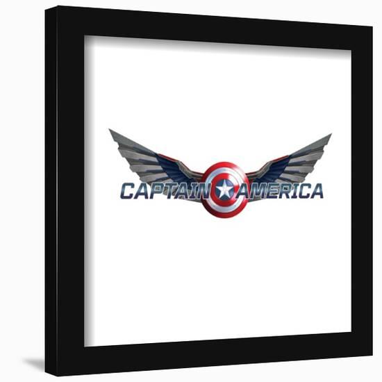 Gallery Pops Marvel The Falcon And The Winter Soldier - Wings Badge Wall Art-Trends International-Framed Gallery Pops