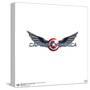 Gallery Pops Marvel The Falcon And The Winter Soldier - Wings Badge Wall Art-Trends International-Stretched Canvas