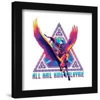 Gallery Pops Marvel Thor: Love and Thunder - All Hail King Valkyrie Wall Art-Trends International-Framed Gallery Pops