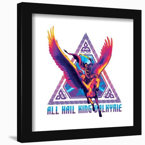 Gallery Pops Marvel Thor: Love and Thunder - All Hail King Valkyrie Wall Art-Trends International-Framed Gallery Pops