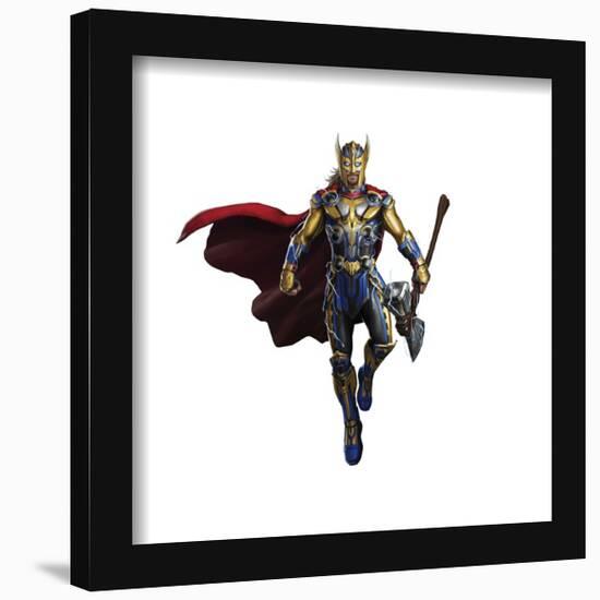 Gallery Pops Marvel Thor: Love and Thunder - Golden Armor Thor Wall Art-Trends International-Framed Gallery Pops