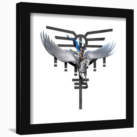 Gallery Pops Marvel Thor: Love and Thunder - King Valkyrie Icon Wall Art-Trends International-Framed Gallery Pops