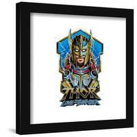 Gallery Pops Marvel Thor: Love and Thunder - Lightning Badge Wall Art-Trends International-Framed Gallery Pops