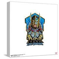 Gallery Pops Marvel Thor: Love and Thunder - Lightning Badge Wall Art-Trends International-Stretched Canvas