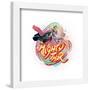 Gallery Pops Marvel Thor: Love and Thunder - Mighty Thor Rainbow Badge Wall Art-Trends International-Framed Gallery Pops