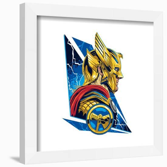 Gallery Pops Marvel Thor: Love and Thunder - Stormbreaker Badge Wall Art-Trends International-Framed Gallery Pops