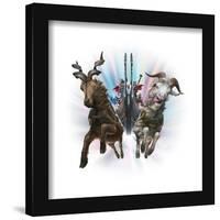 Gallery Pops Marvel Thor: Love and Thunder - Toothgnasher Toothgrinder Wall Art-Trends International-Framed Gallery Pops