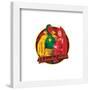 Gallery Pops Marvel WandaVision - Scarlet Witch and Vision Badge Wall Art-Trends International-Framed Gallery Pops