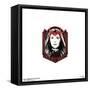 Gallery Pops Marvel WandaVision - Scarlet Witch Badge Wall Art-Trends International-Framed Stretched Canvas