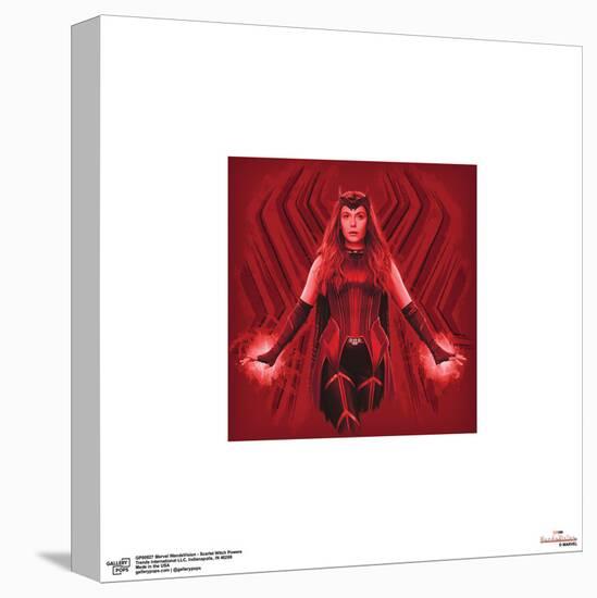 Gallery Pops Marvel WandaVision - Scarlet Witch Powers Wall Art-Trends International-Stretched Canvas