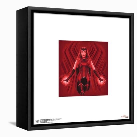 Gallery Pops Marvel WandaVision - Scarlet Witch Powers Wall Art-Trends International-Framed Stretched Canvas