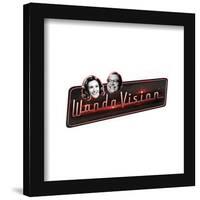 Gallery Pops Marvel WandaVision - Text Logo Wall Art-Trends International-Framed Gallery Pops