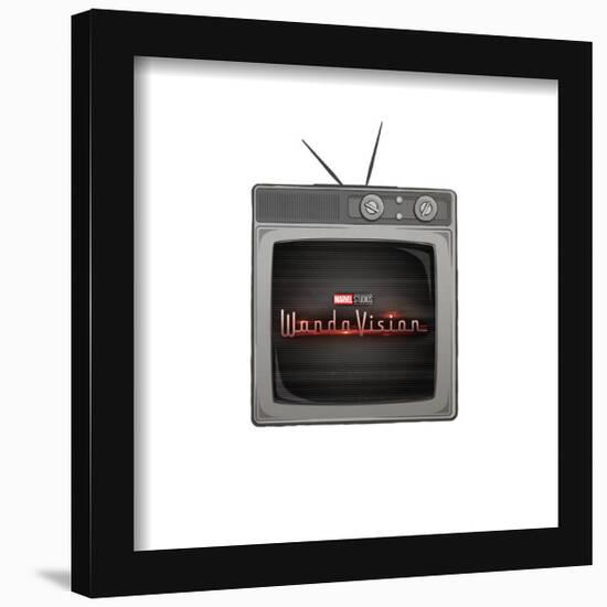 Gallery Pops Marvel WandaVision - TV Logo Wall Art-Trends International-Framed Gallery Pops