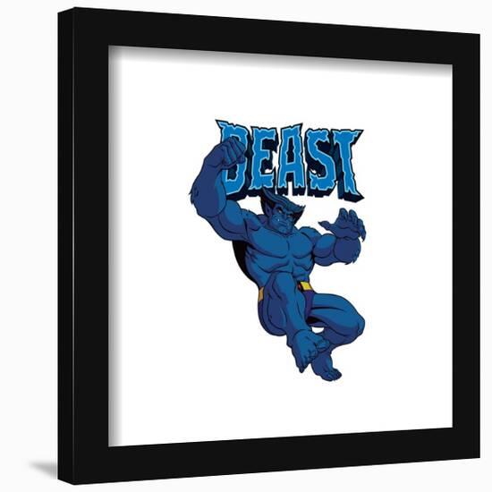 Gallery Pops Marvel X-Men '97 - Beast Badge Wall Art-Trends International-Framed Gallery Pops