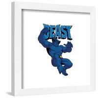 Gallery Pops Marvel X-Men '97 - Beast Badge Wall Art-Trends International-Framed Gallery Pops