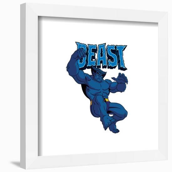 Gallery Pops Marvel X-Men '97 - Beast Badge Wall Art-Trends International-Framed Gallery Pops