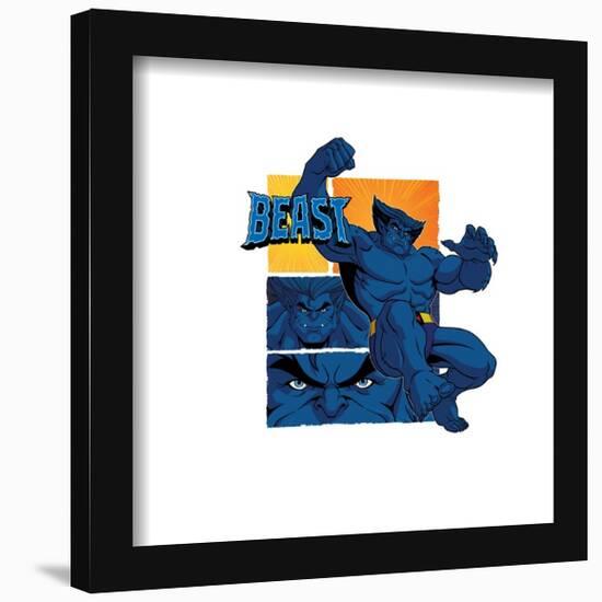 Gallery Pops Marvel X-Men '97 - Beast Frame Break Wall Art-Trends International-Framed Gallery Pops