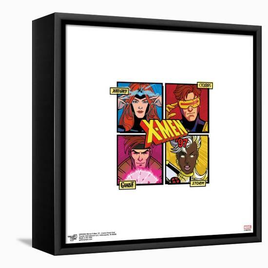 Gallery Pops Marvel X-Men '97 - Comic Panel Grid Wall Art-Trends International-Framed Stretched Canvas