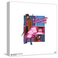 Gallery Pops Marvel X-Men '97 - Gambit Frame Break Wall Art-Trends International-Stretched Canvas