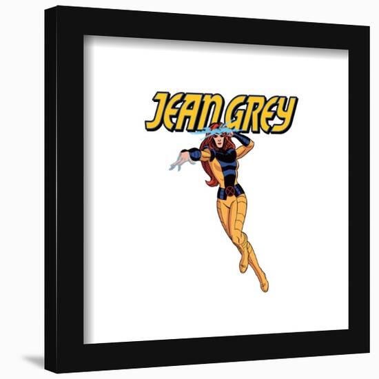 Gallery Pops Marvel X-Men '97 - Jean Grey Badge Wall Art-Trends International-Framed Gallery Pops