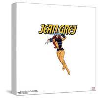 Gallery Pops Marvel X-Men '97 - Jean Grey Badge Wall Art-Trends International-Stretched Canvas