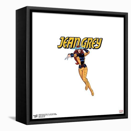 Gallery Pops Marvel X-Men '97 - Jean Grey Badge Wall Art-Trends International-Framed Stretched Canvas
