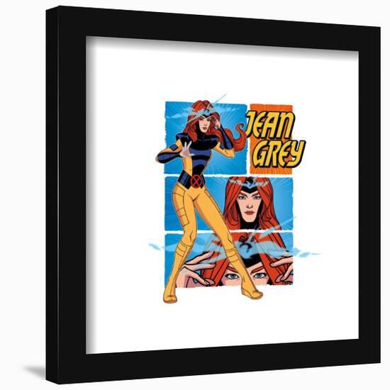 Gallery Pops Marvel X-Men '97 - Jean Grey Frame Break Wall Art-Trends International-Framed Gallery Pops