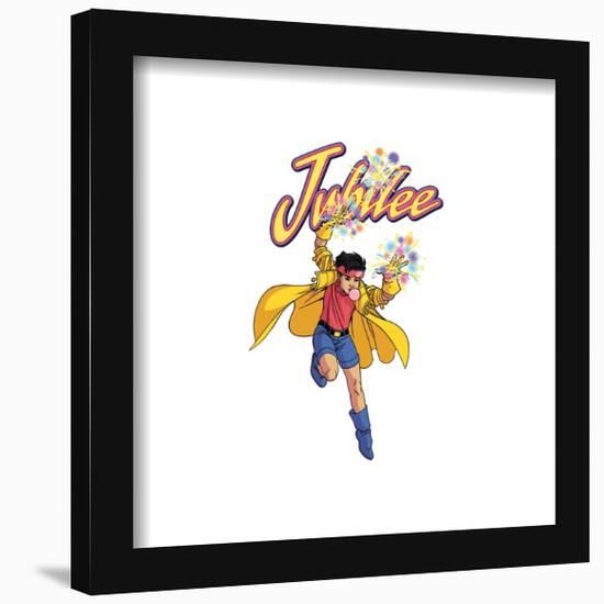 Gallery Pops Marvel X-Men '97 - Jubilee Badge Wall Art-Trends International-Framed Gallery Pops