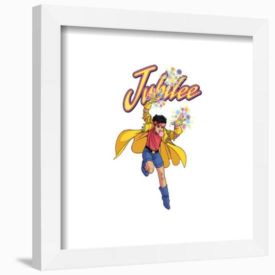 Gallery Pops Marvel X-Men '97 - Jubilee Badge Wall Art-Trends International-Framed Gallery Pops