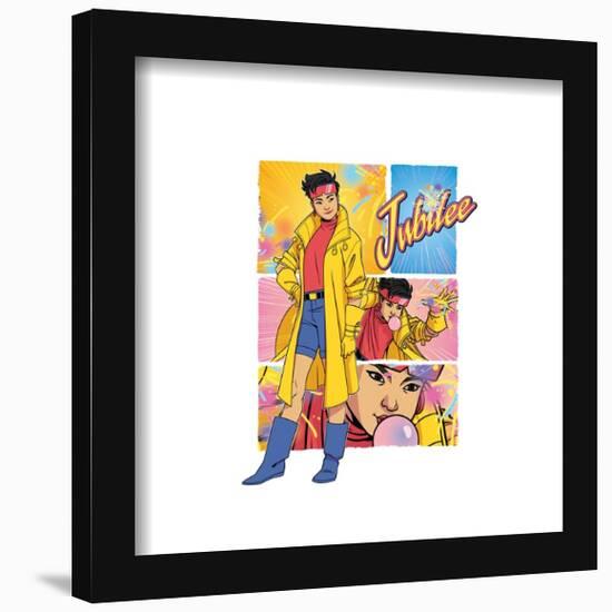 Gallery Pops Marvel X-Men '97 - Jubilee Frame Break Wall Art-Trends International-Framed Gallery Pops