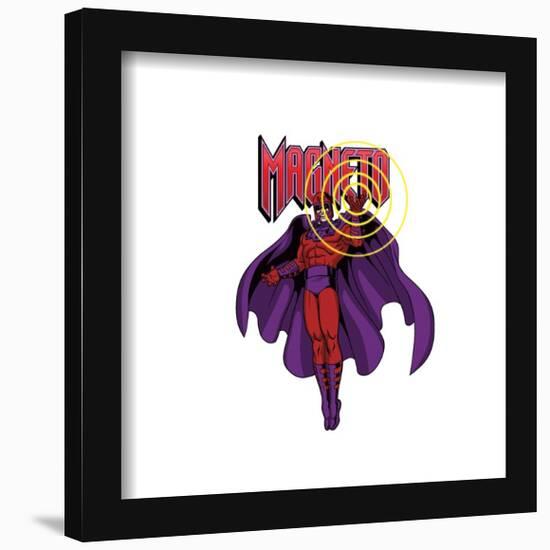 Gallery Pops Marvel X-Men '97 - Magneto Badge Wall Art-Trends International-Framed Gallery Pops